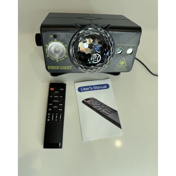 Disco Party Light RGB Laser Projector Sound Activated DJ Stage Lamp with Remote - Picture 4 of 10